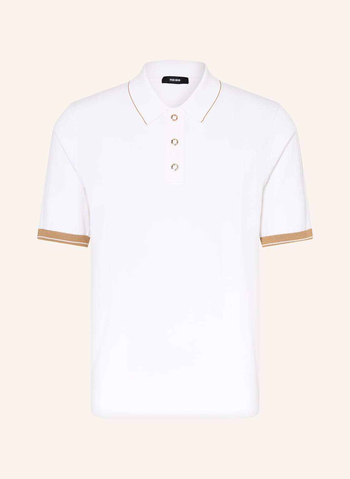 Reiss Strick-Poloshirts Portman weiss Reiss Strick-Poloshirts Portman weiss von REISS
