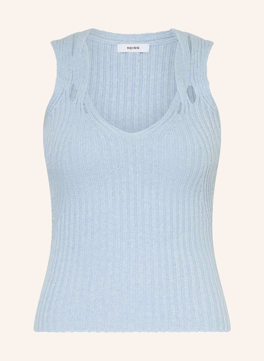 Reiss Stricktop Alethia Mit Leinen blau Reiss Stricktop Alethia Mit Leinen blau von REISS