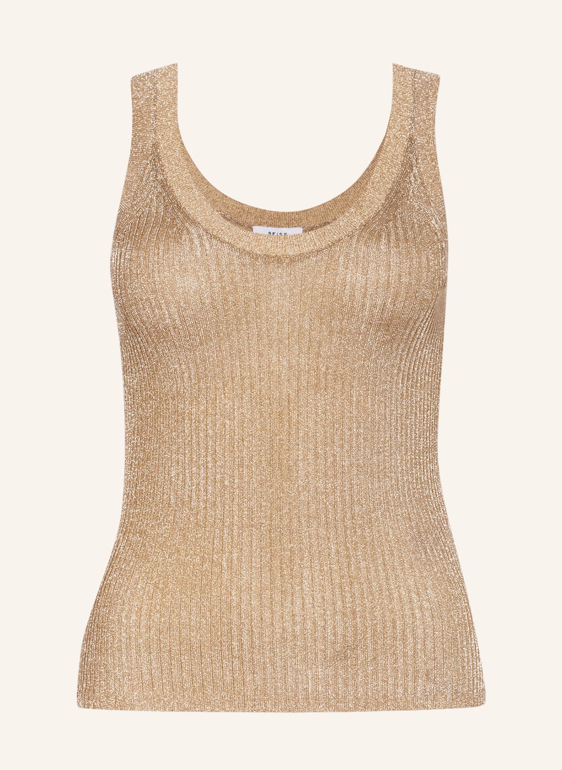 Reiss Stricktop Imogen Mit Glitzergarn gold Reiss Stricktop Imogen Mit Glitzergarn gold von REISS