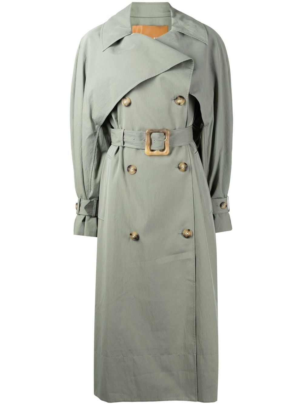 Rejina Pyo double-breasted belted trench coat - Green von Rejina Pyo