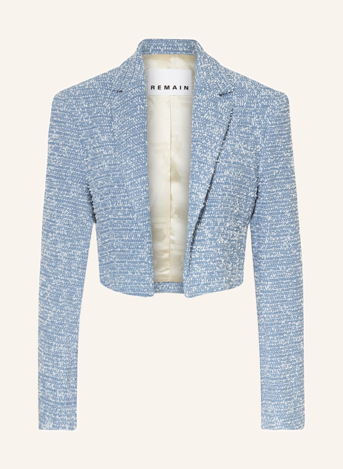 Remain Cropped-Blazer blau von REMAIN