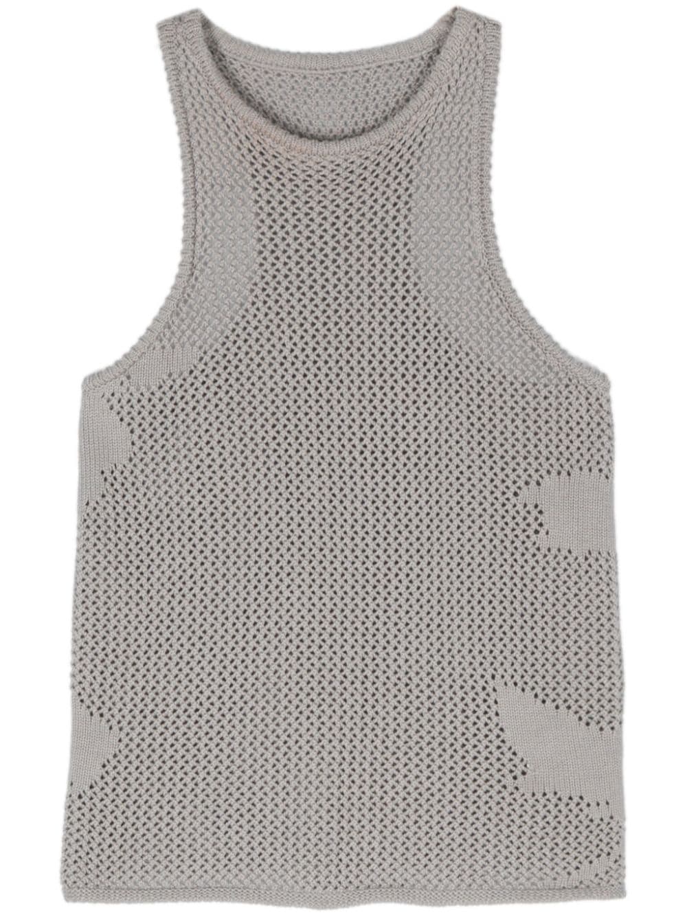 REMAIN Helena crochet-knit tank top - Grey von REMAIN