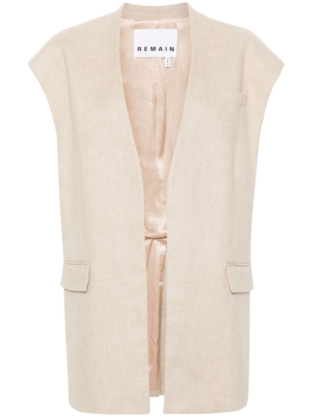 REMAIN Jani sleeveless vest - Neutrals von REMAIN