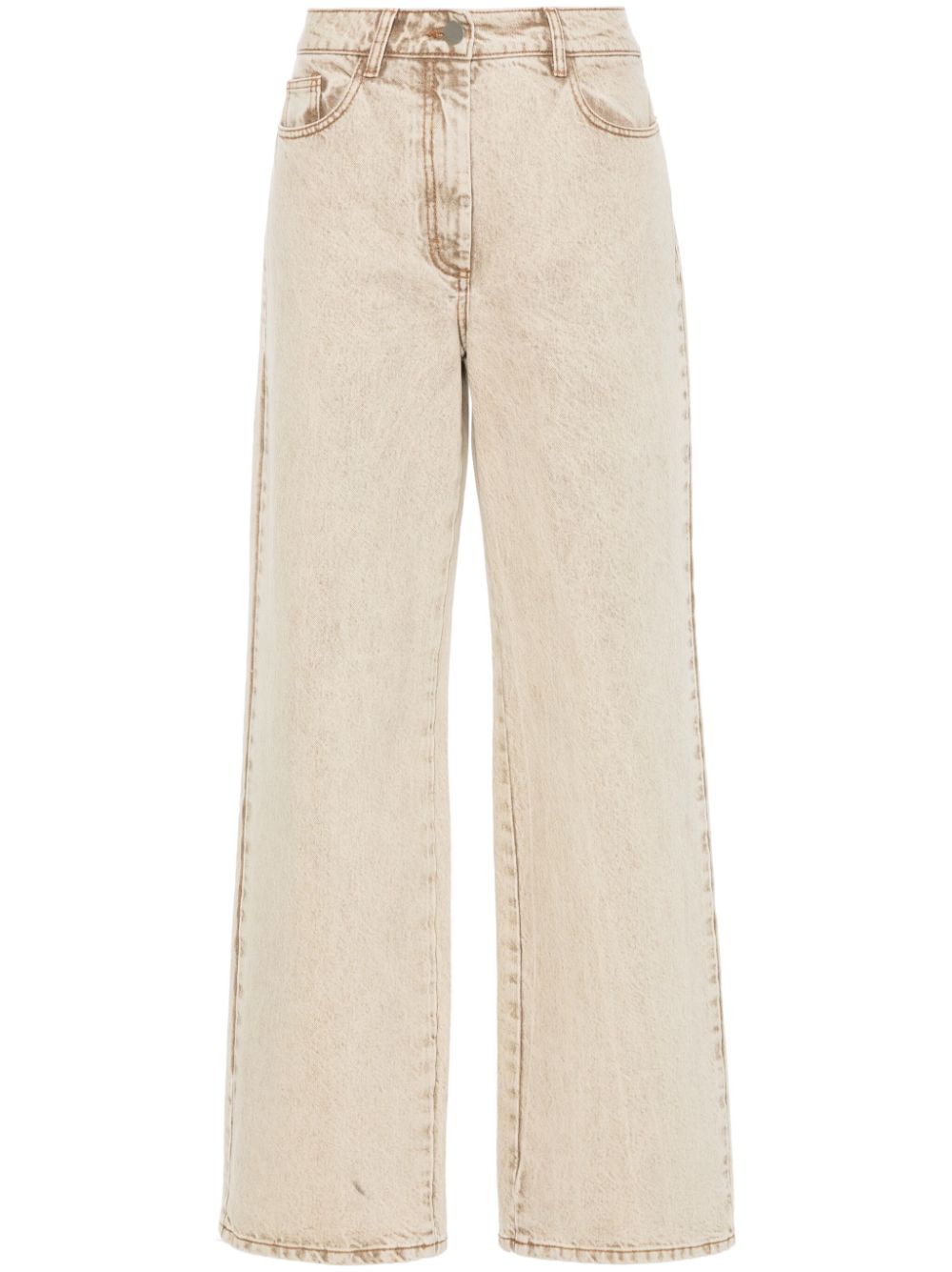 REMAIN Special Yoke straight-leg jeans - Neutrals von REMAIN