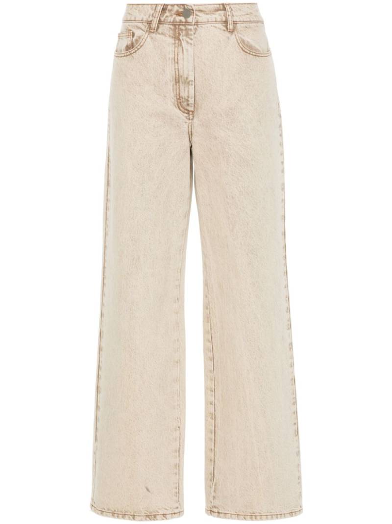 REMAIN Special Yoke straight-leg jeans - Neutrals von REMAIN