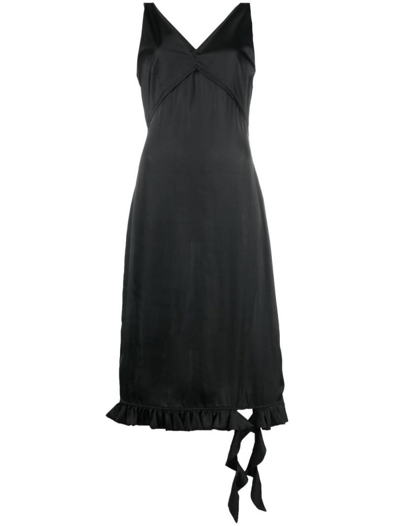 REMAIN V-neck sleeveless maxi dress - Black von REMAIN