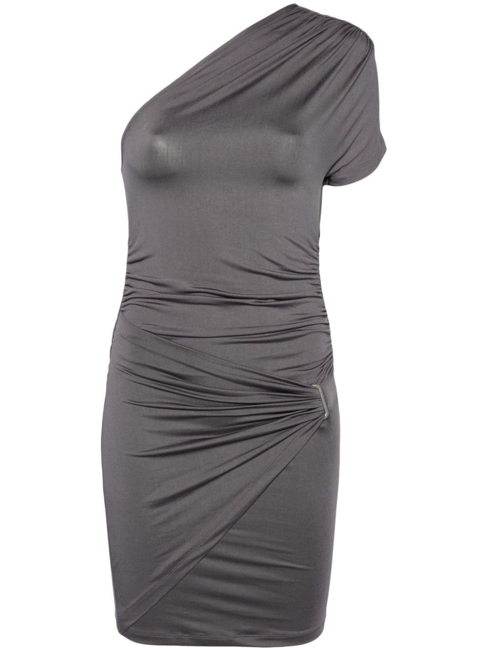 REMAIN one-shoulder belted minidress - Grey von REMAIN