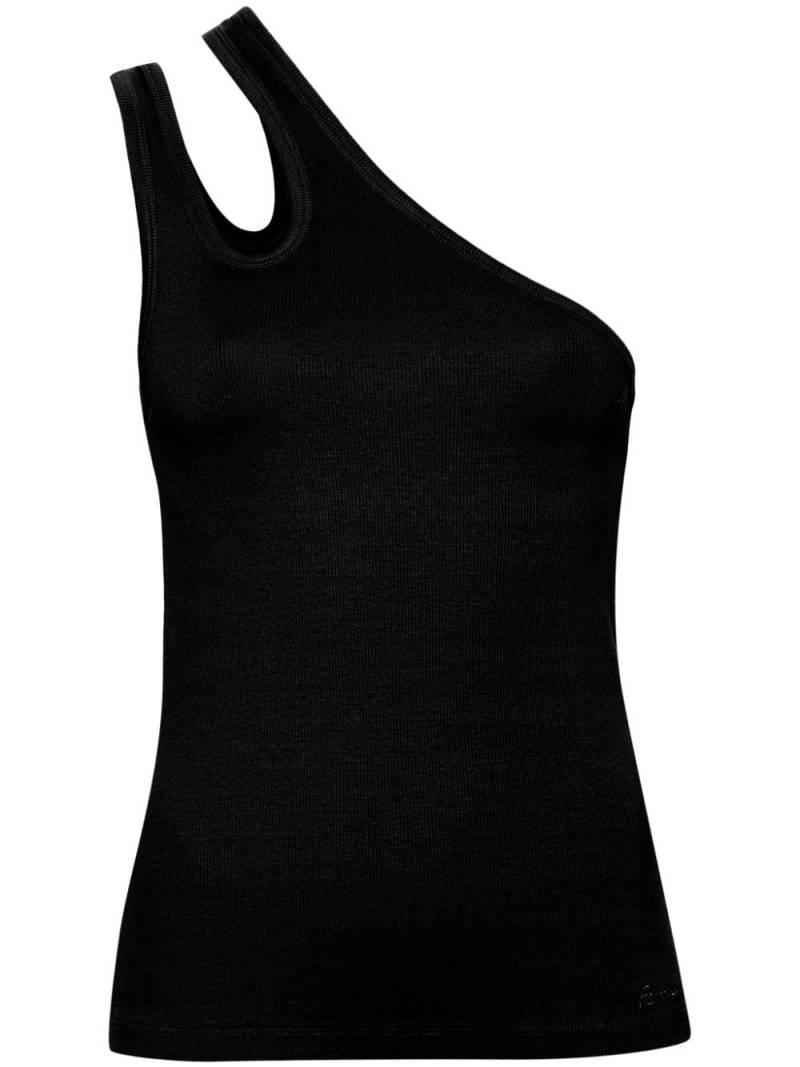 REMAIN scoop-neck ribbed-knit tank top - Black von REMAIN
