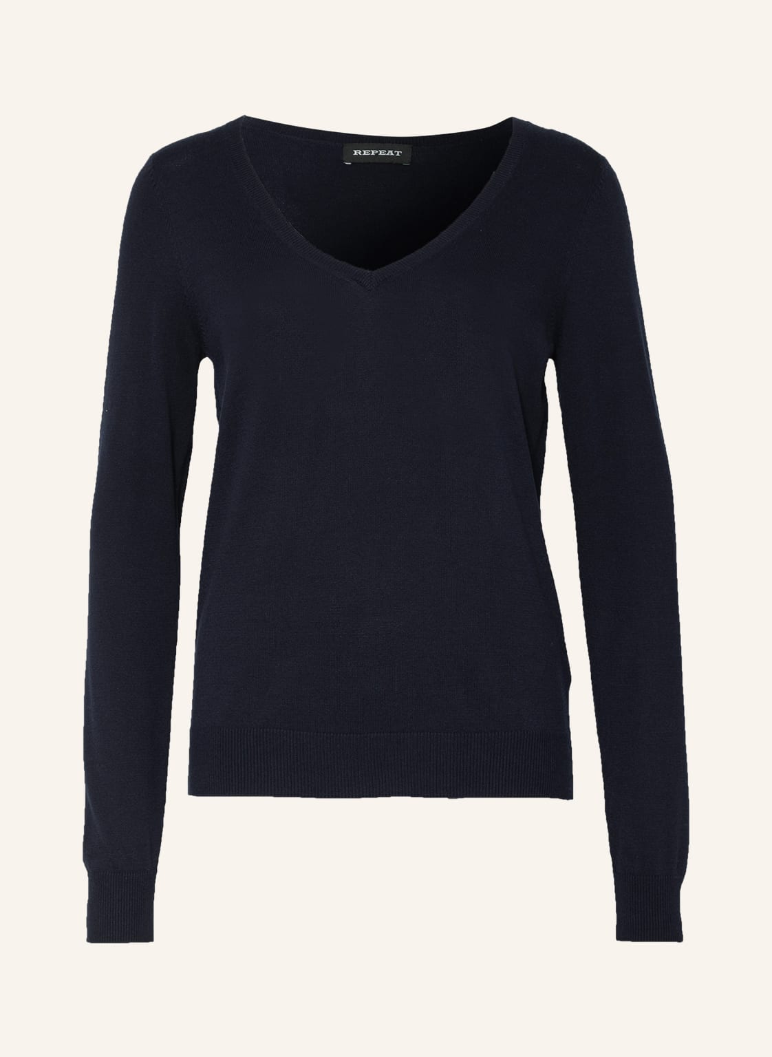 Repeat Pullover blau von REPEAT