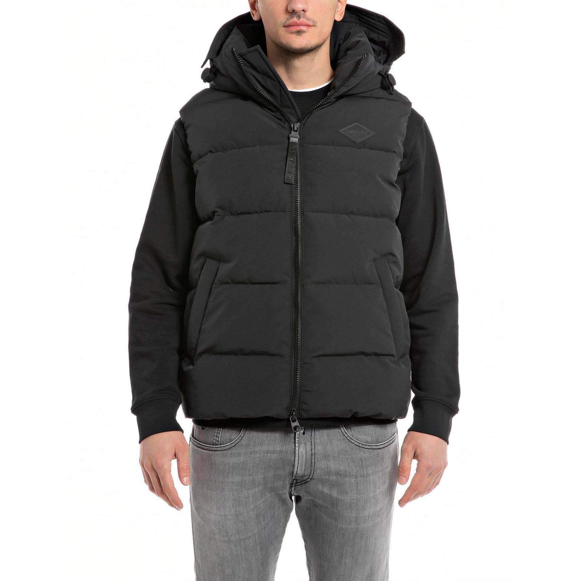 Jacke Herren Black S von REPLAY