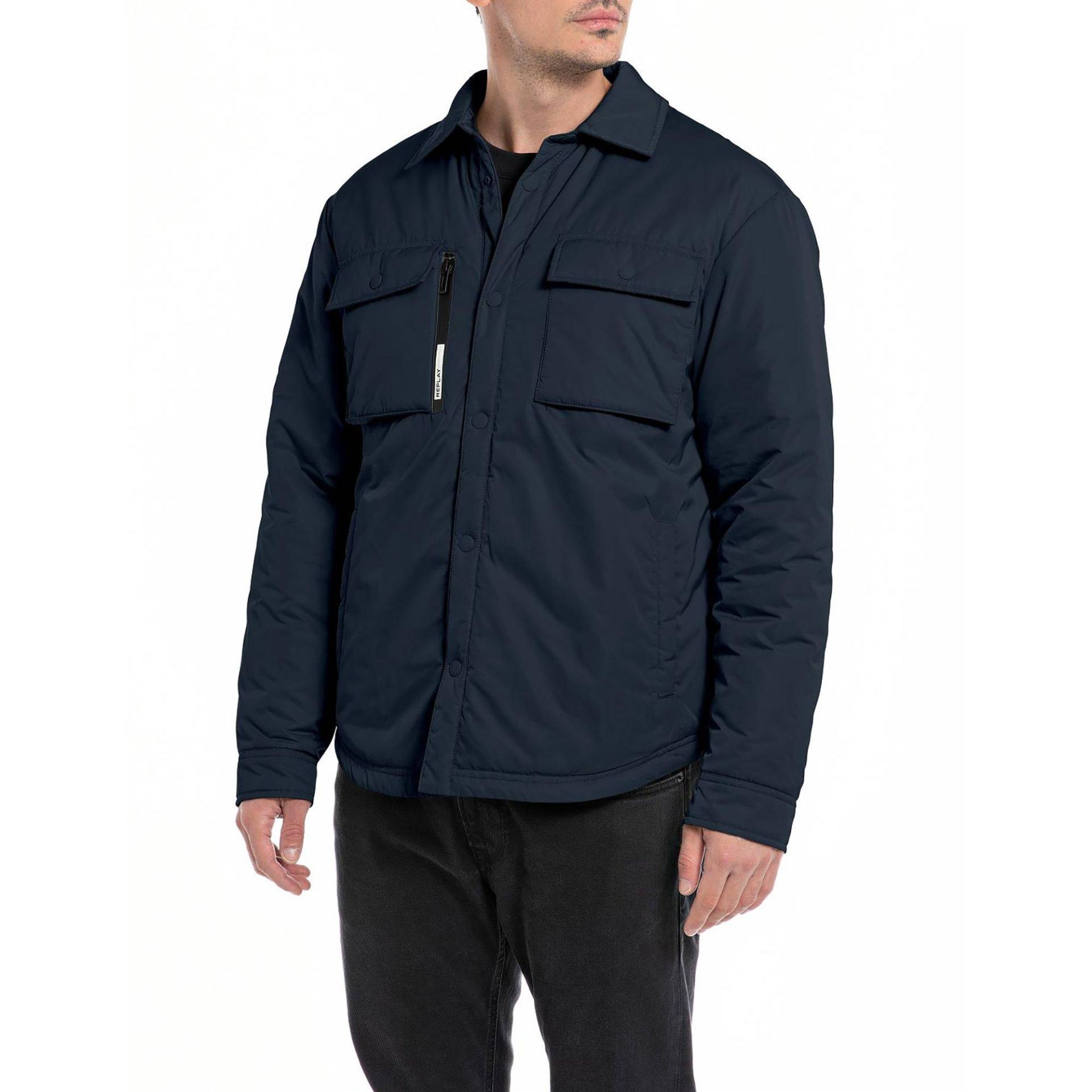 Jacke Herren Blau S von REPLAY