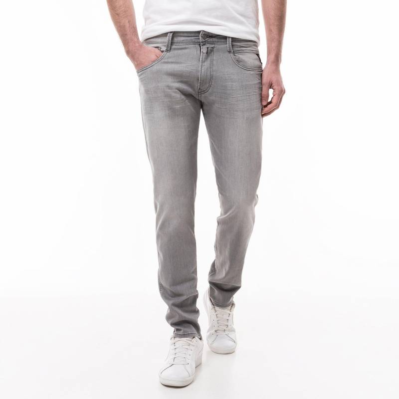 Jeans, Slim Fit Herren Grau L32/W31 von REPLAY