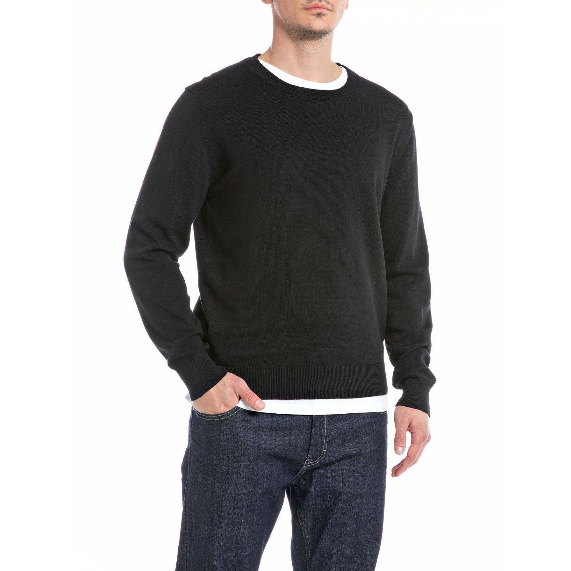 Pullover Herren Black XL von REPLAY