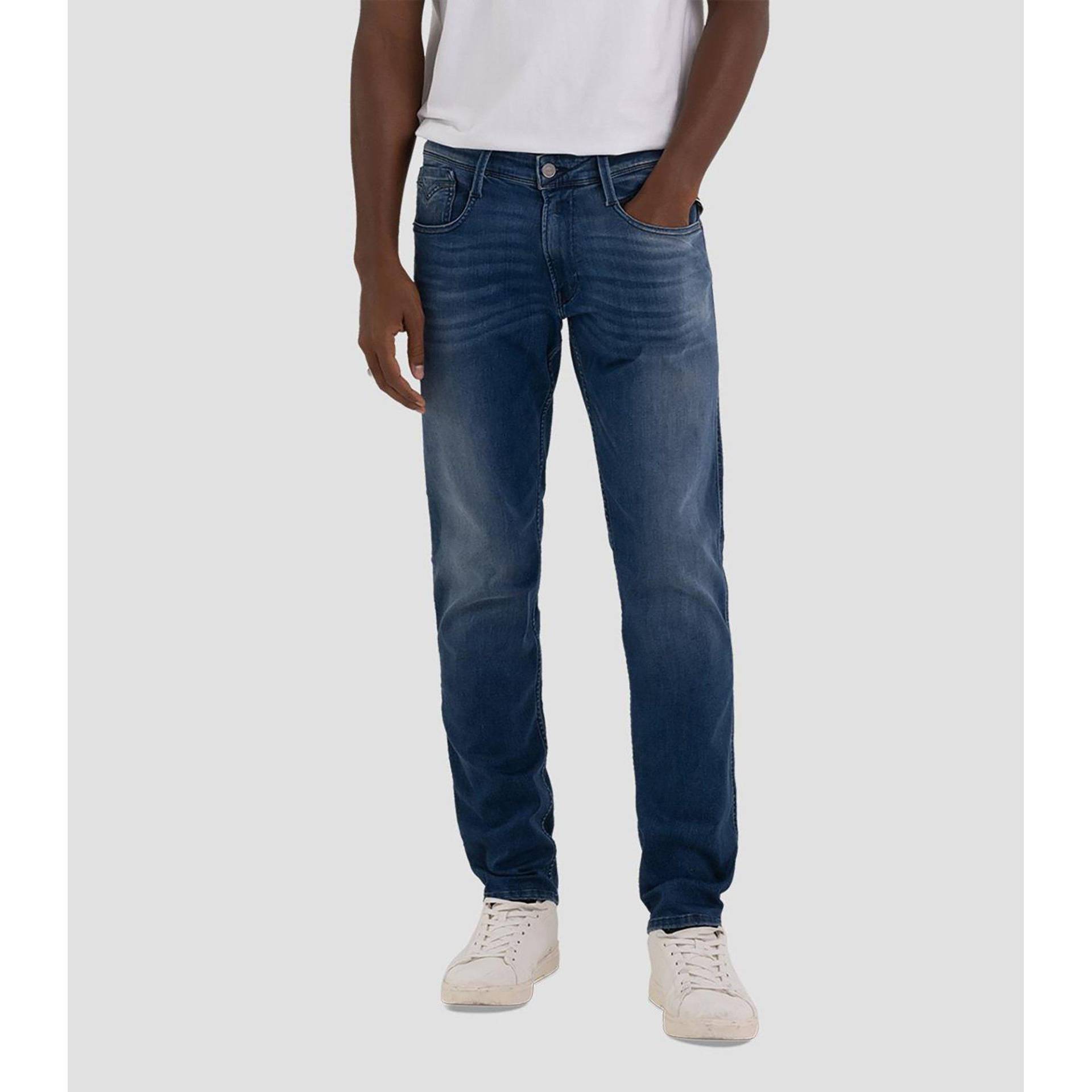 Jeans, Regular Fit Herren Blau L30/W32 von REPLAY
