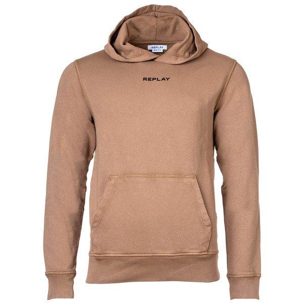 Sweatshirt Casual Bequem Sitzend Herren Beige XL von REPLAY