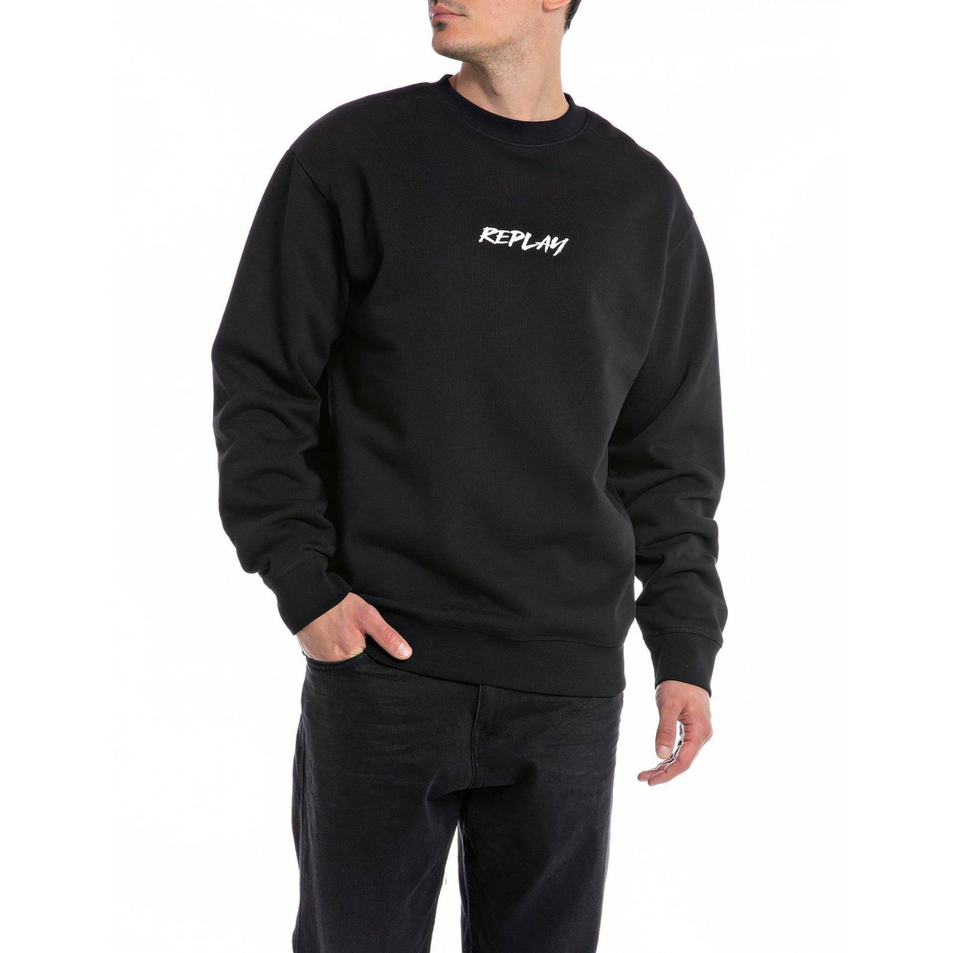 Sweatshirt Herren Black S von REPLAY