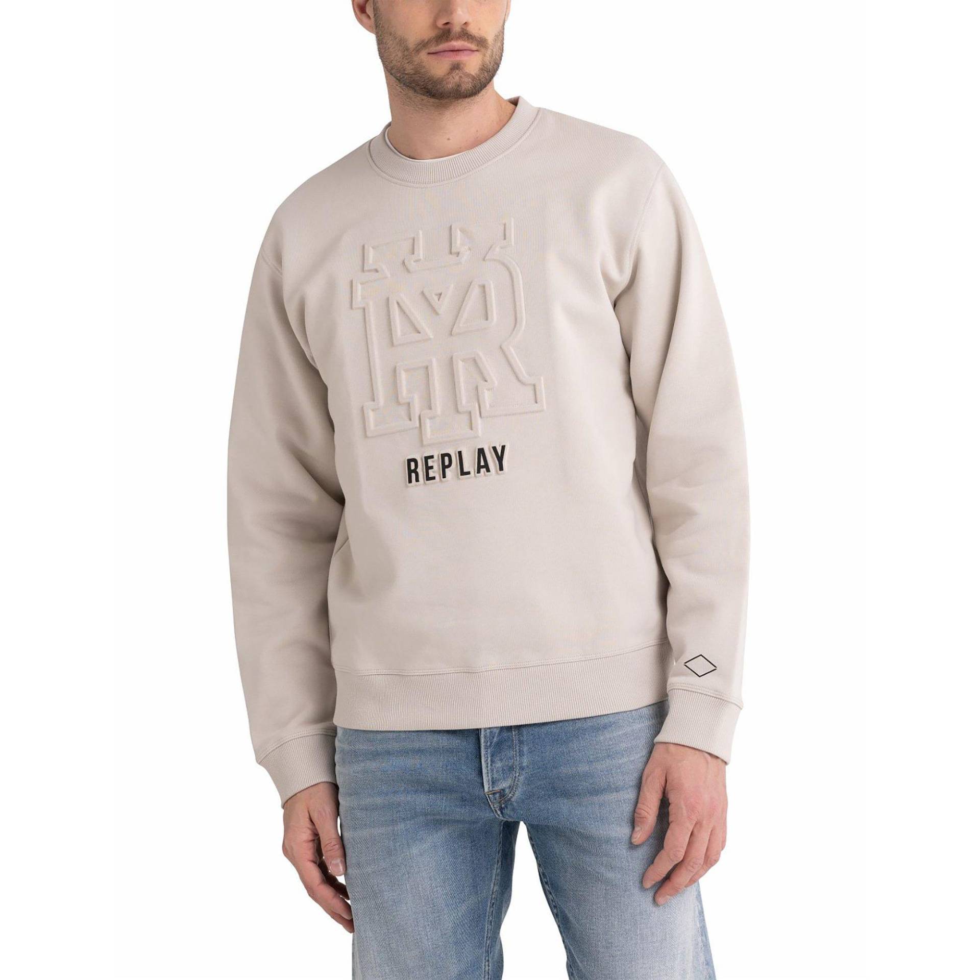 Sweatshirt Herren Grau XL von REPLAY