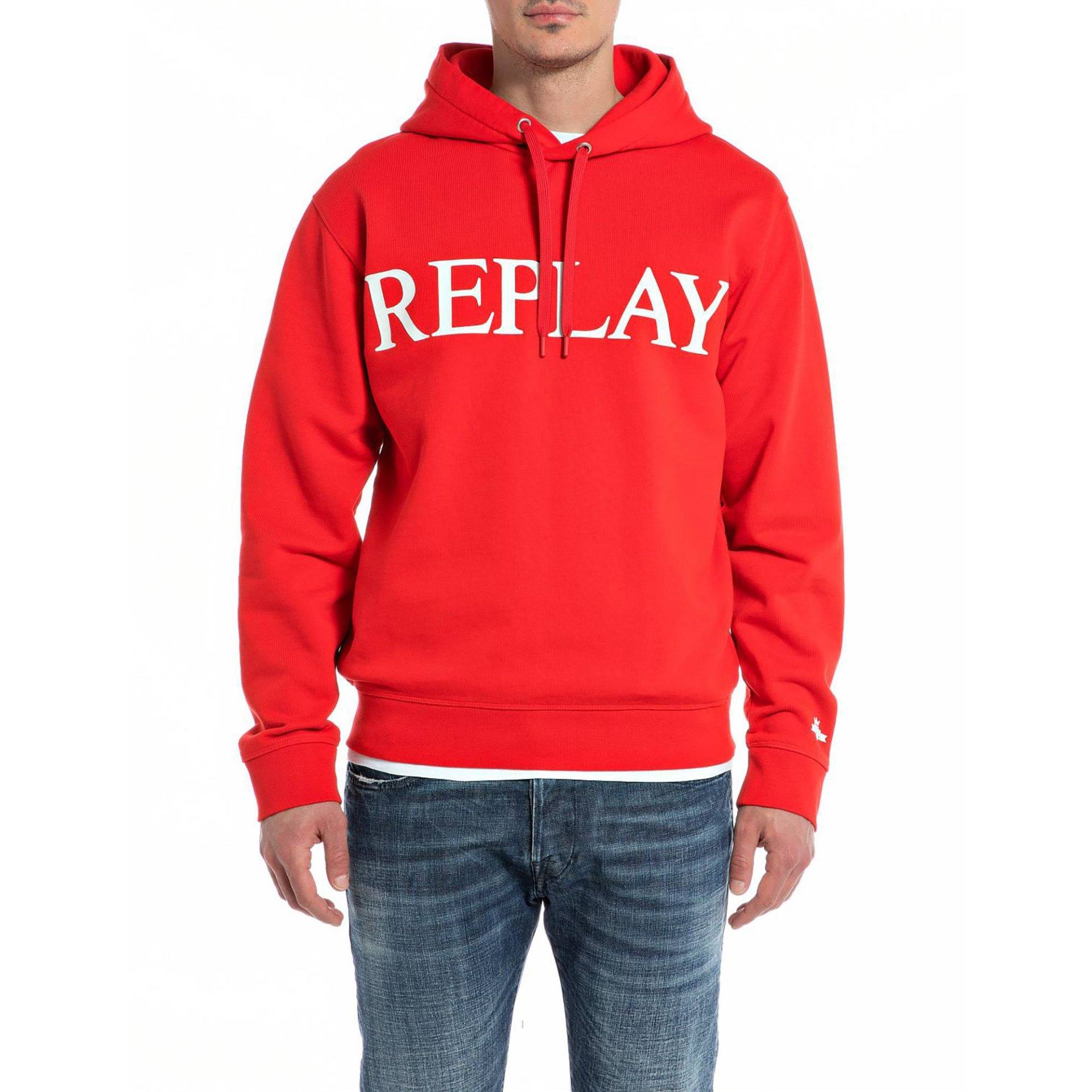 Sweatshirt Herren Rot L von REPLAY