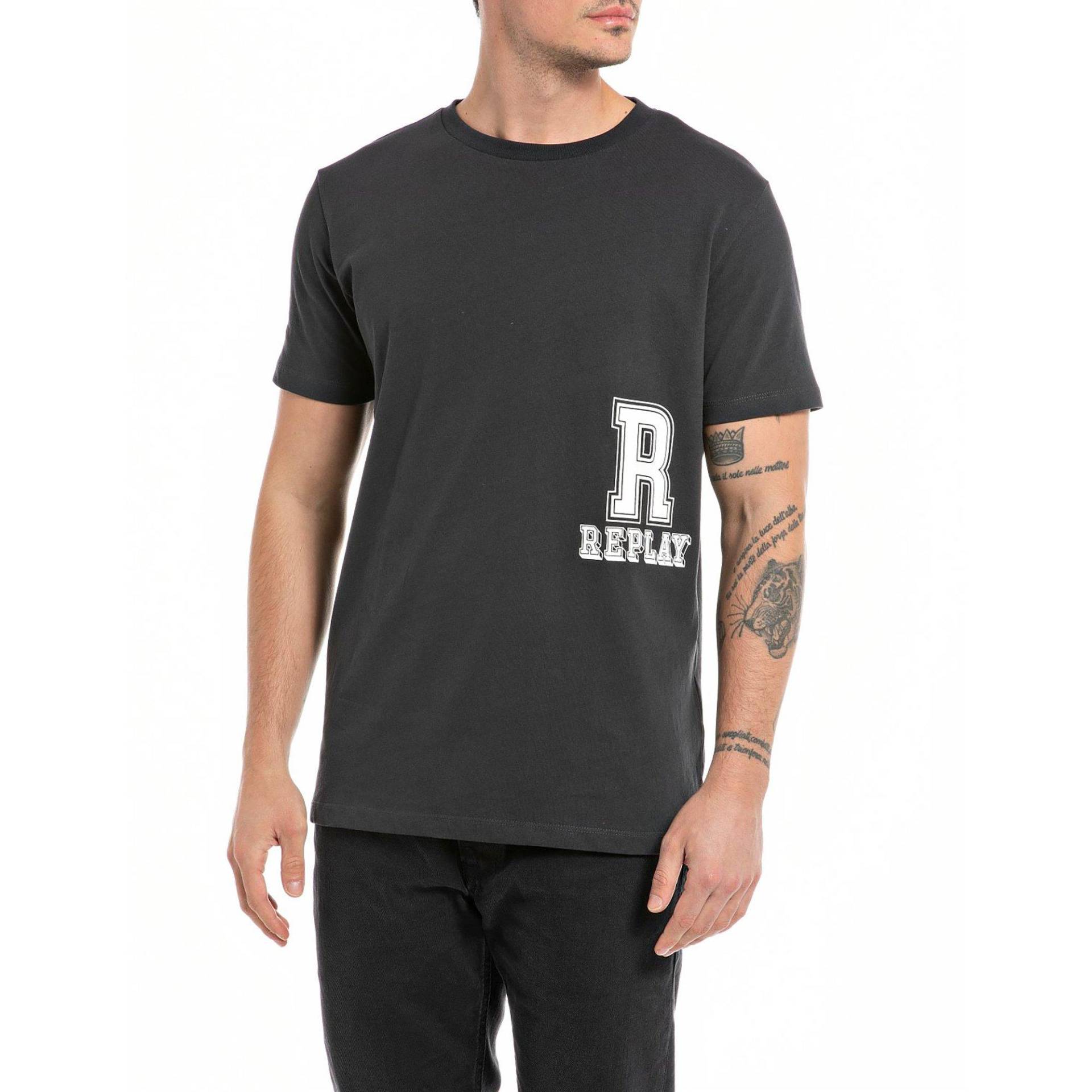 T-shirt Herren Black S von REPLAY