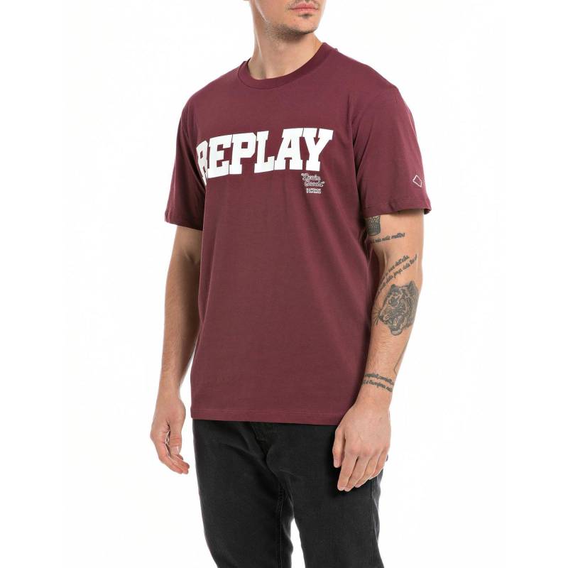 T-shirt Herren Rot M von REPLAY