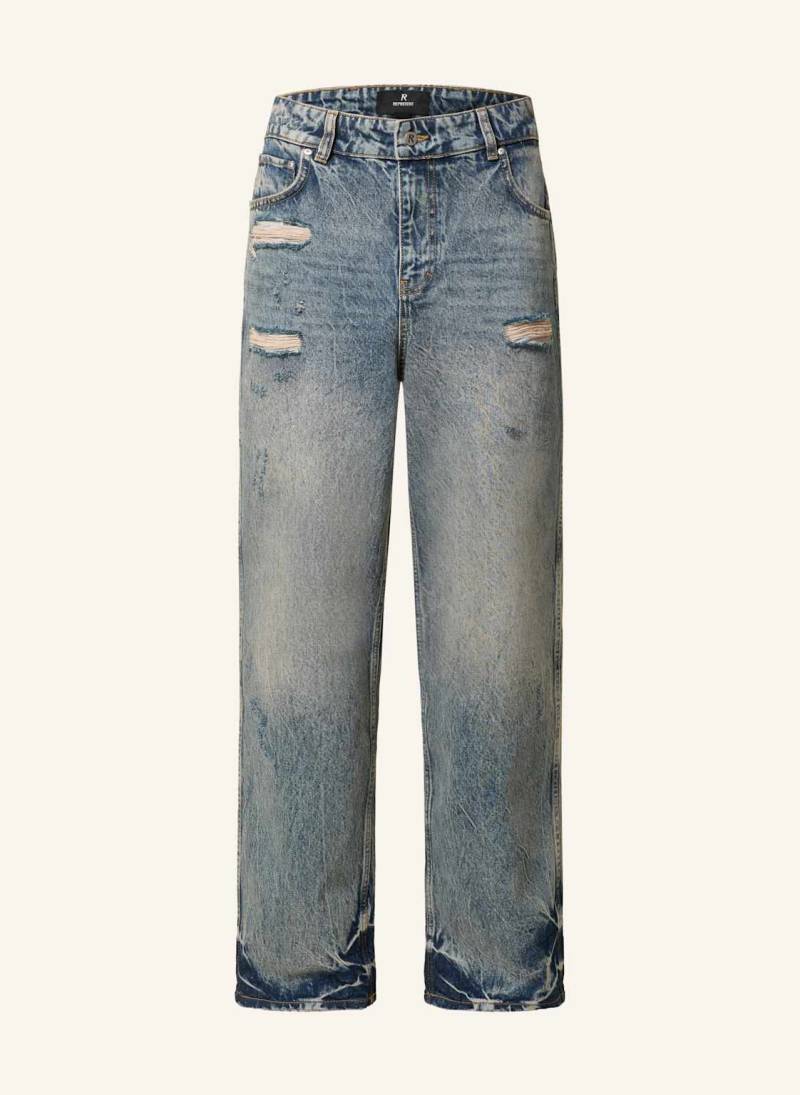 Represent Destroyed Jeans Regular Fit blau von REPRESENT