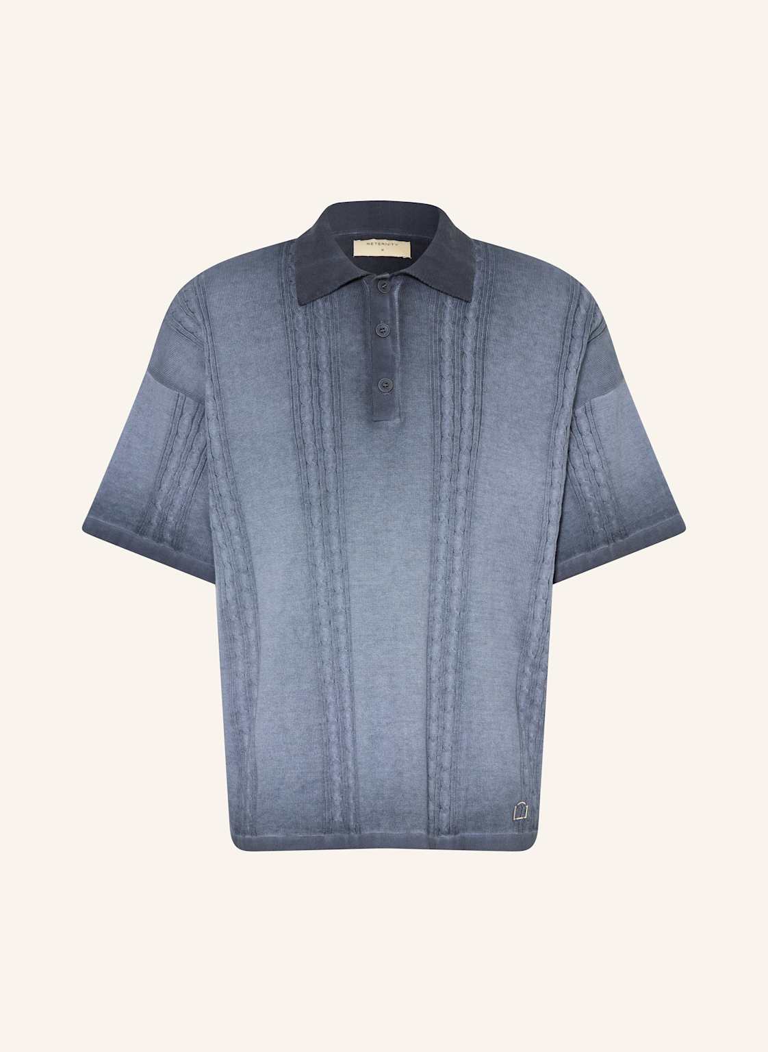 Reternity Strick-Poloshirt blau Reternity Strick-Poloshirt blau von RETERNITY