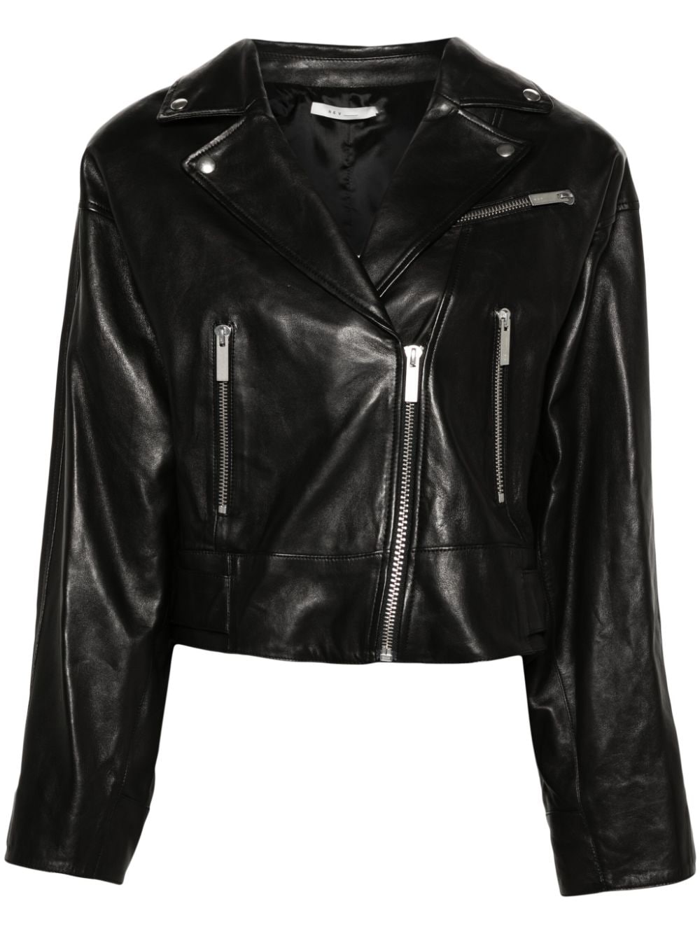 REV The Ariadne leather jacket - Black von REV