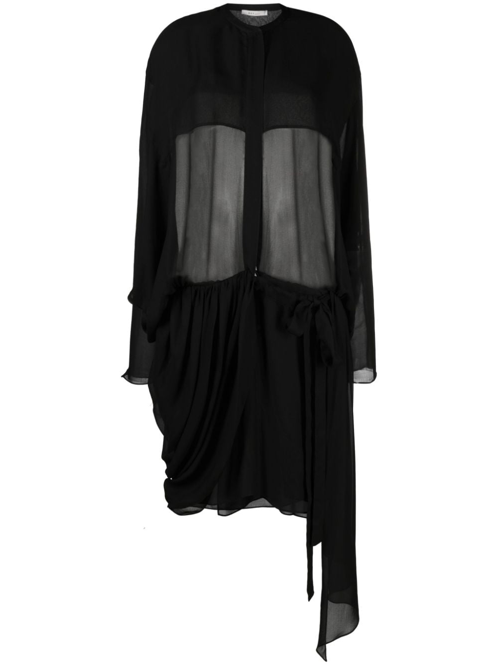 REV The Paul Georgette dress - Black von REV