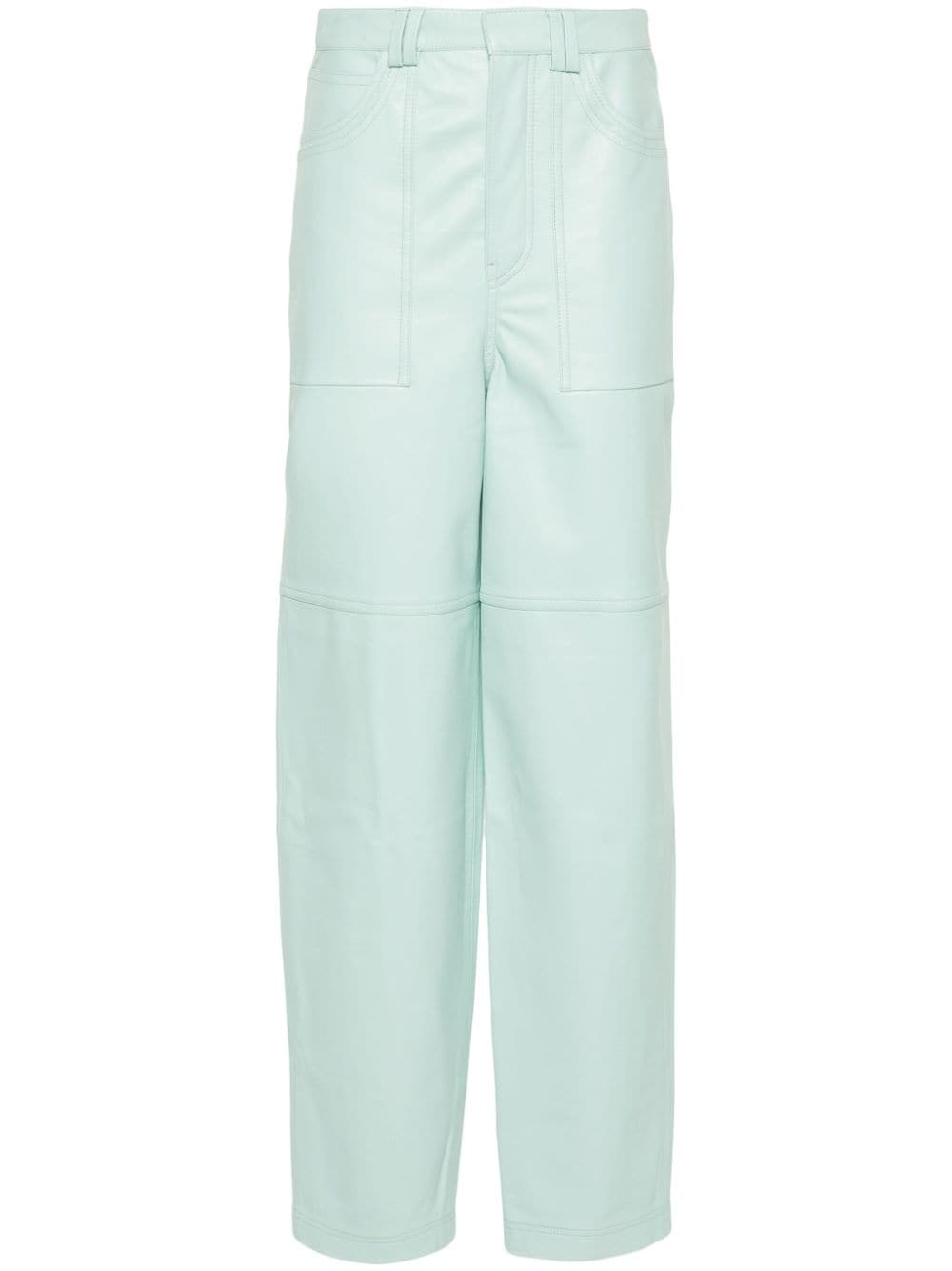 REV The Ruby leather trousers - Blue von REV