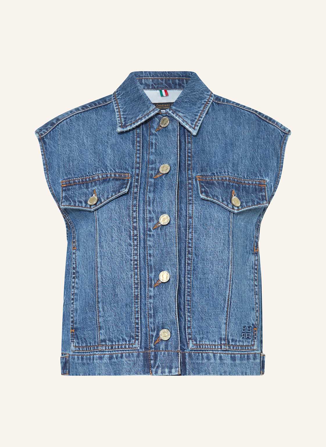 Riani Cropped-Jeansweste blau Riani Cropped-Jeansweste blau von RIANI