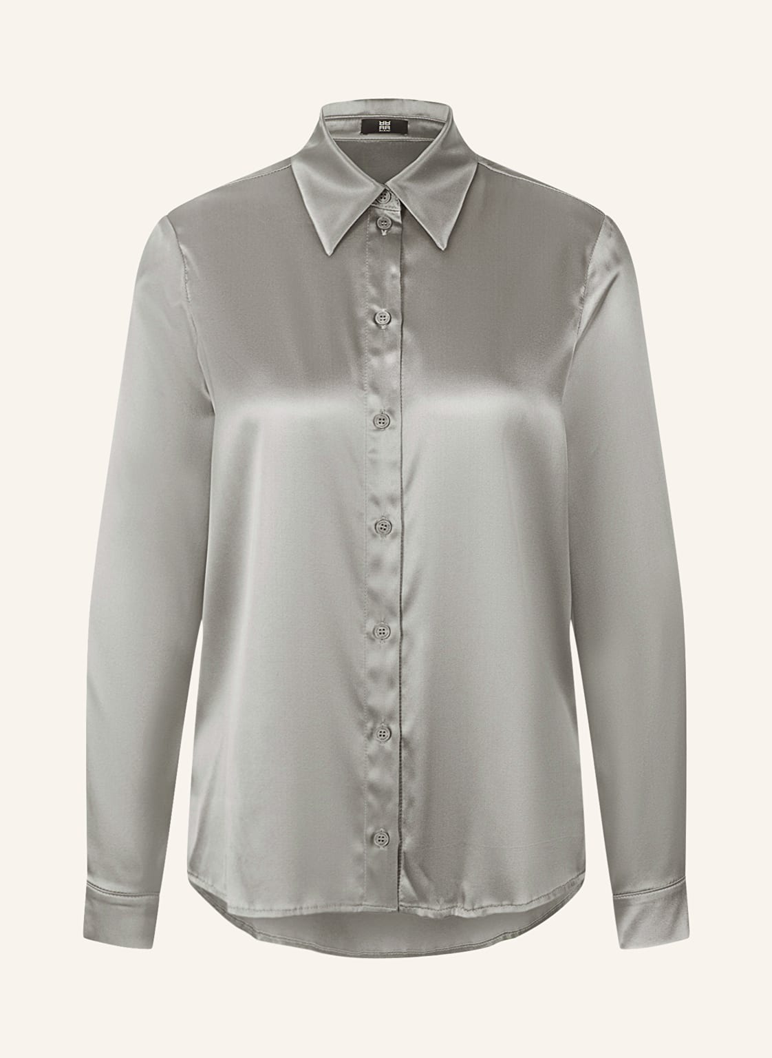 Riani Hemdbluse Aus Seide silber Riani Hemdbluse Aus Seide silber von RIANI