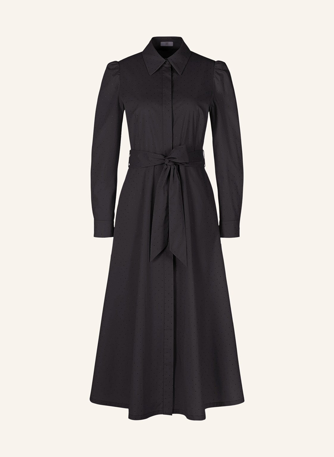 Riani Hemdblusenkleid Mit Schmucksteinen schwarz Riani Hemdblusenkleid Mit Schmucksteinen schwarz von RIANI