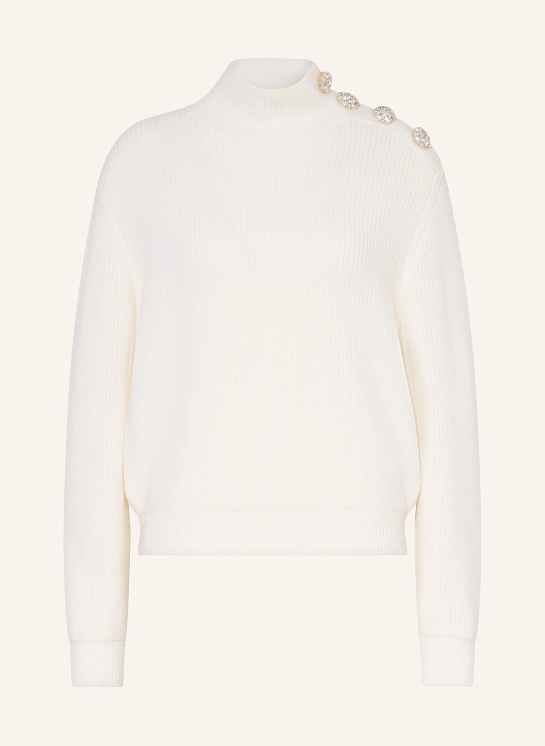 Riani Pullover Mit Schmucksteinen weiss Riani Pullover Mit Schmucksteinen weiss von RIANI