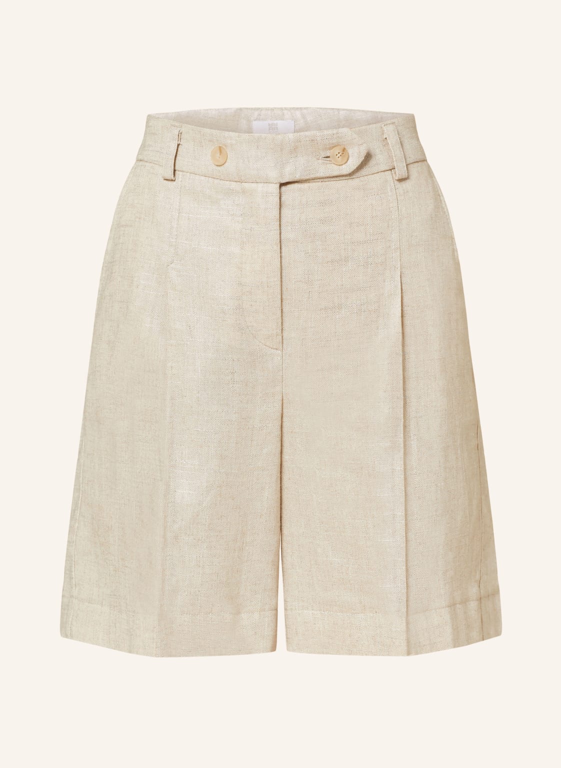 Riani Shorts Mit Glitzergarn beige von RIANI