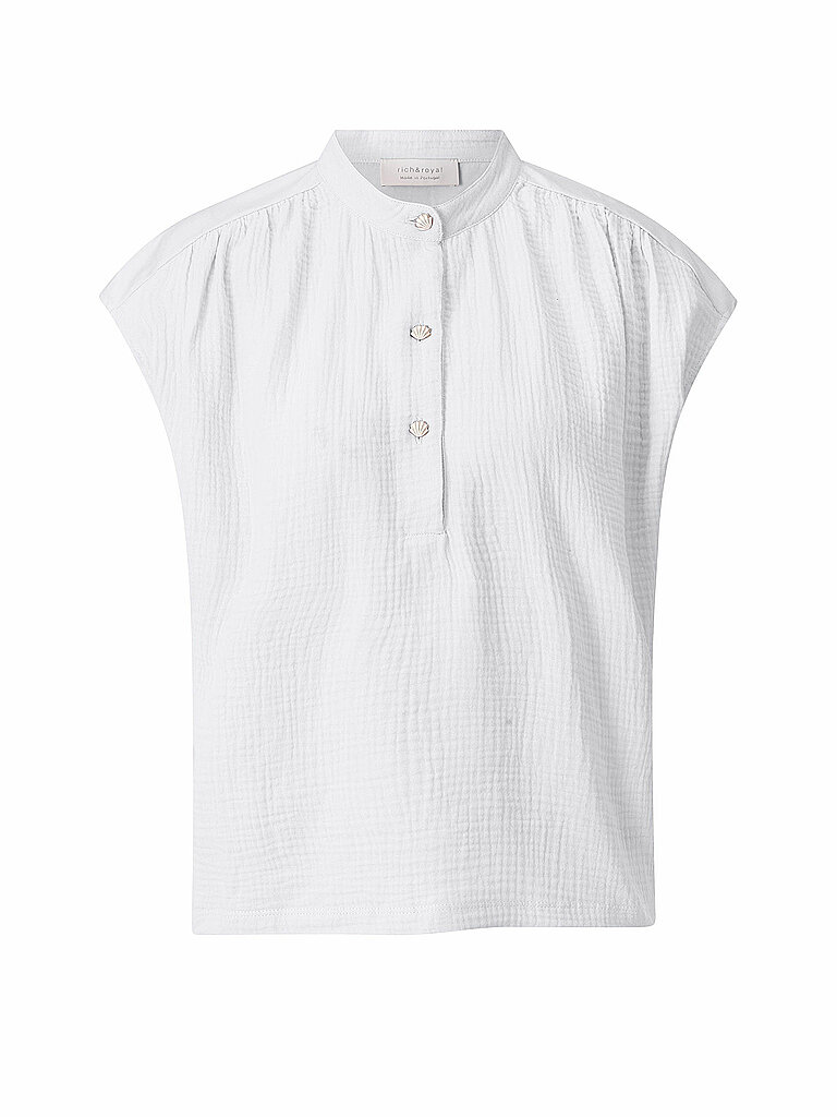 RICH & ROYAL Blusenshirt weiss | M RICH & ROYAL Blusenshirt weiss | M von RICH & ROYAL