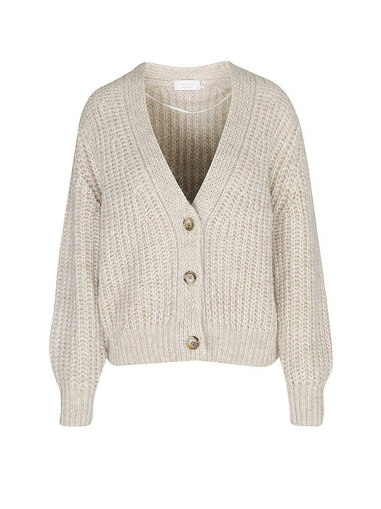 RICH & ROYAL Cardigan CHUKNKY beige | XL von RICH & ROYAL