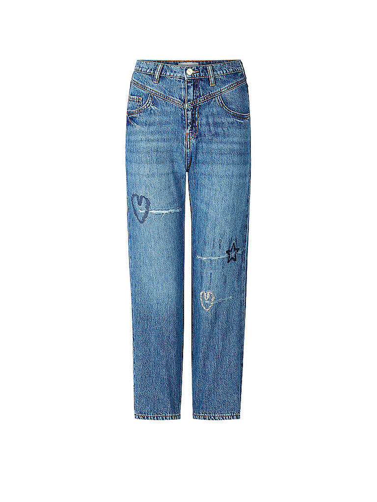 RICH & ROYAL Jeans Straight Fit blau | 25/L32 von RICH & ROYAL