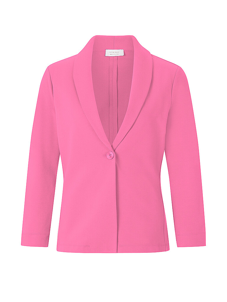 RICH & ROYAL Jerseyblazer pink | L von RICH & ROYAL