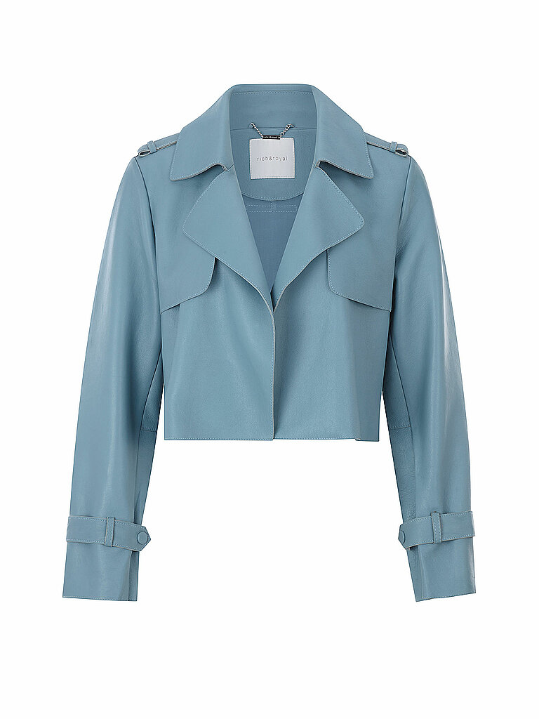 RICH & ROYAL Lederjacke hellblau | 40 RICH & ROYAL Lederjacke hellblau | 40 von RICH & ROYAL