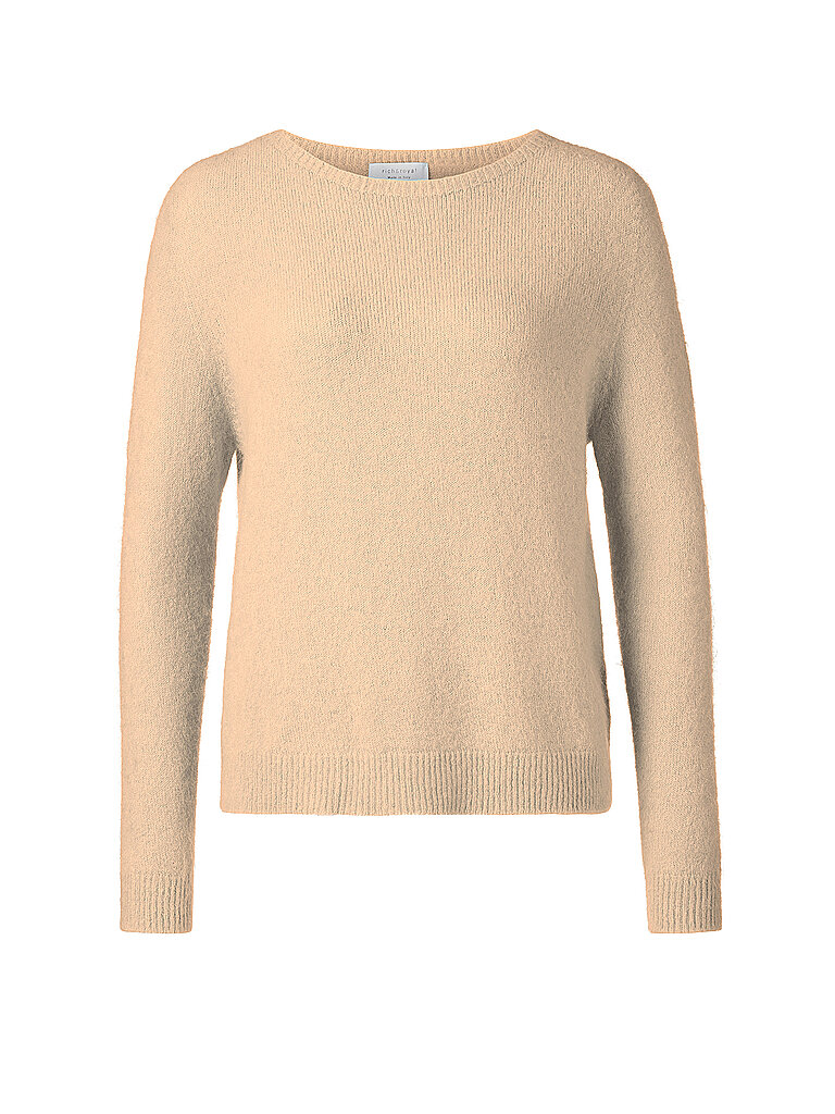 RICH & ROYAL Pullover  beige | L von RICH & ROYAL