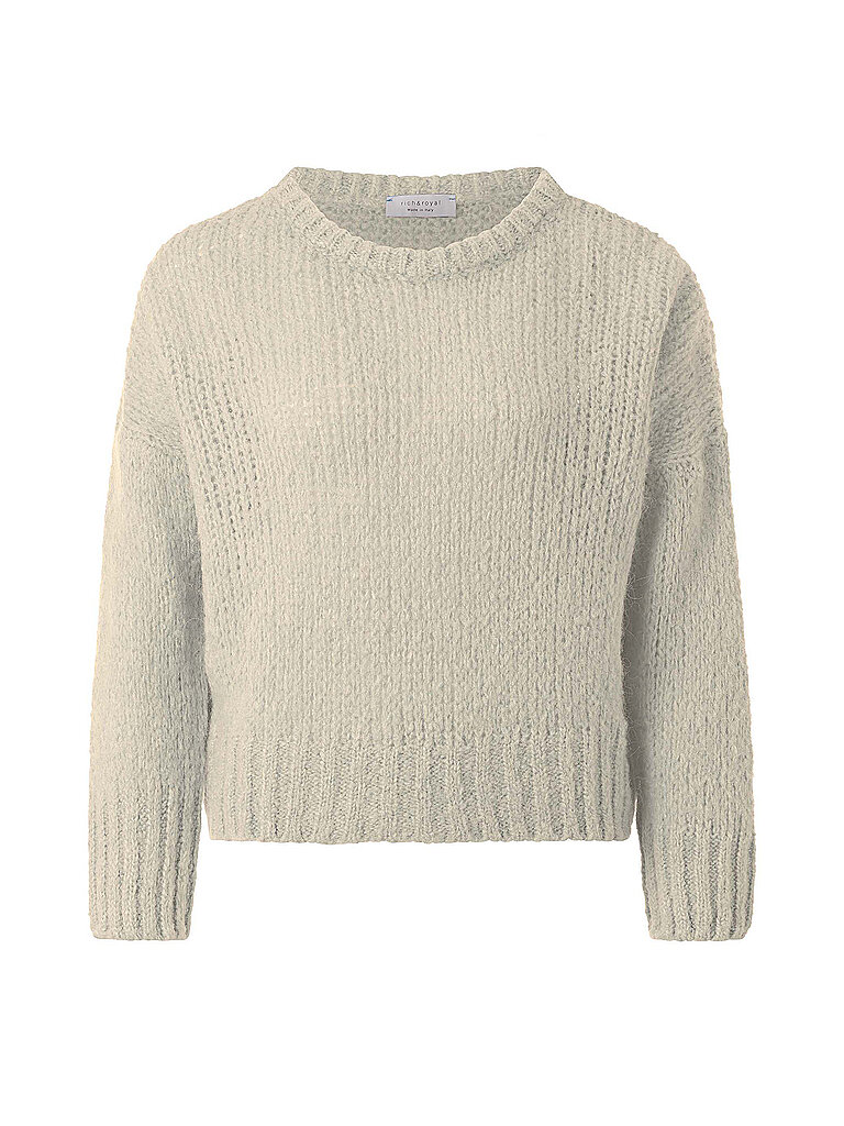 RICH & ROYAL Pullover creme | M von RICH & ROYAL