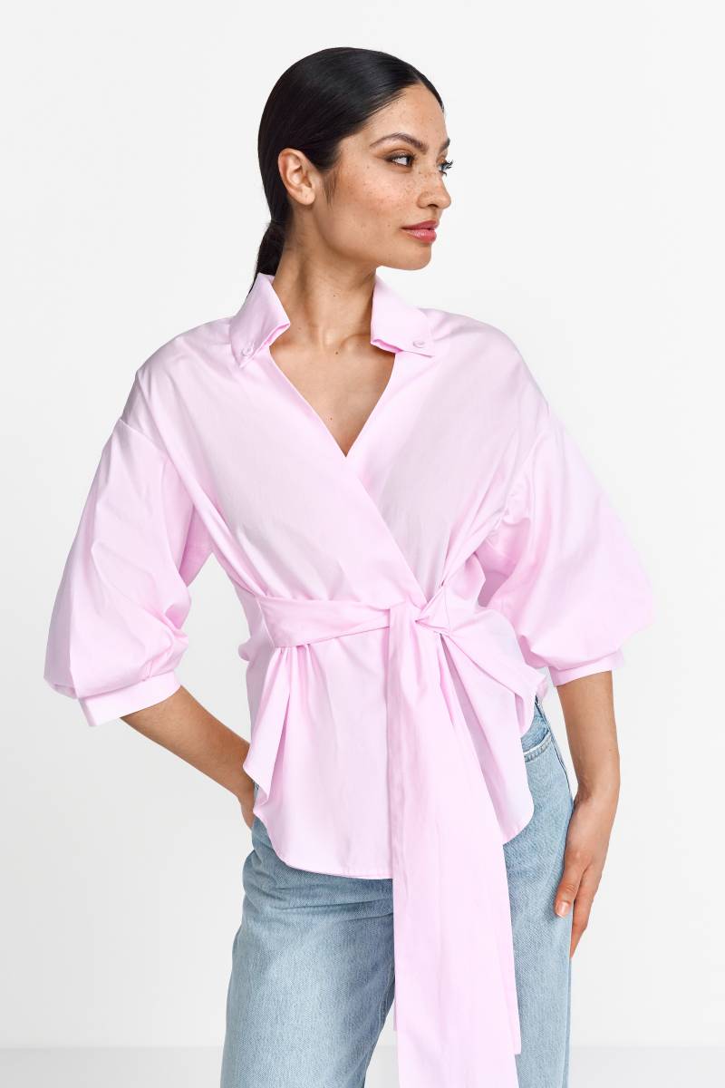 RICHROYAL Klassische Bluse, Mit überschnittener Schulter und Button-Down-Kragen von RICHROYAL