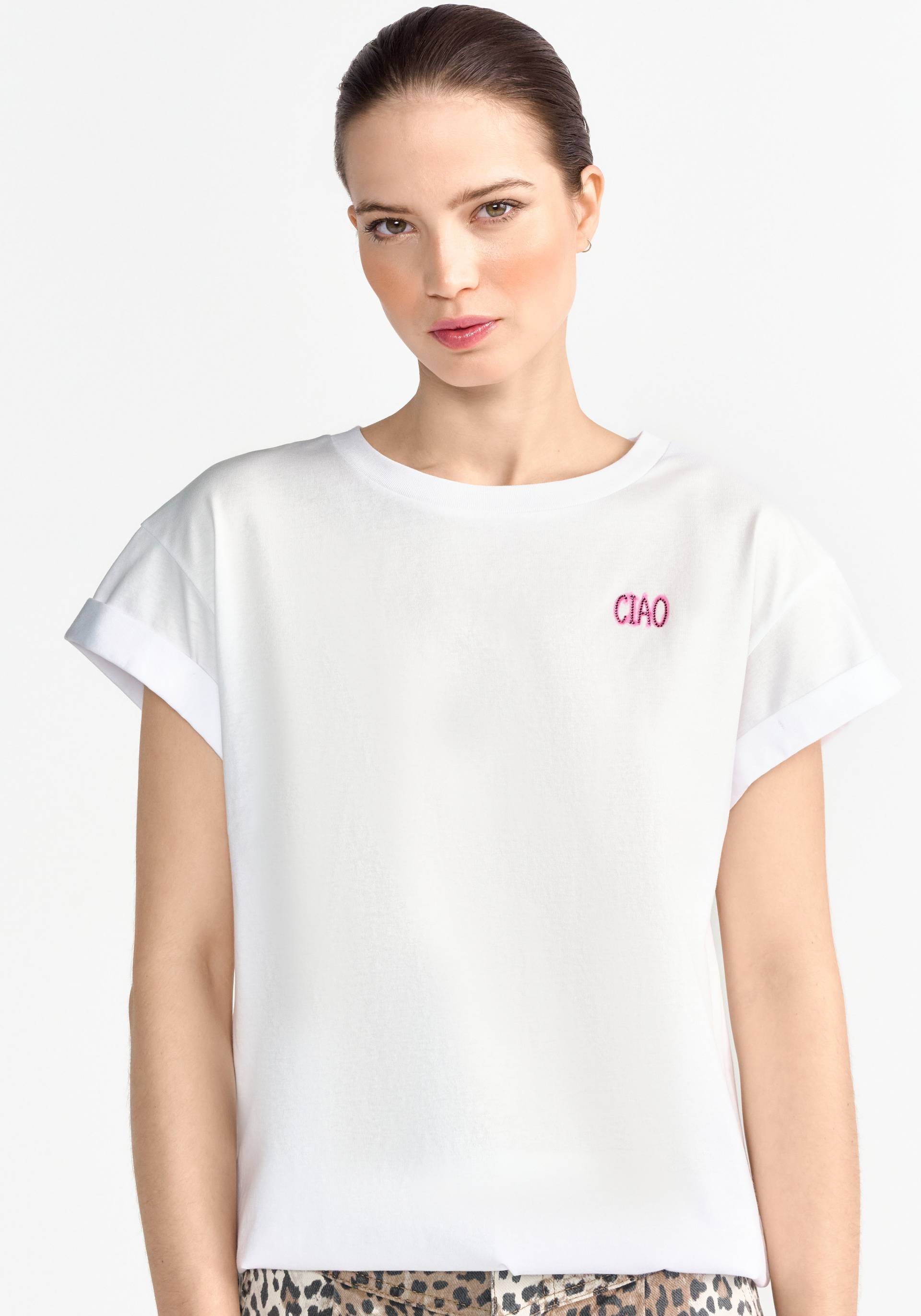 RICHROYAL T-Shirt, mit modischem Schriftzug RICHROYAL T-Shirt, mit modischem Schriftzug von RICHROYAL