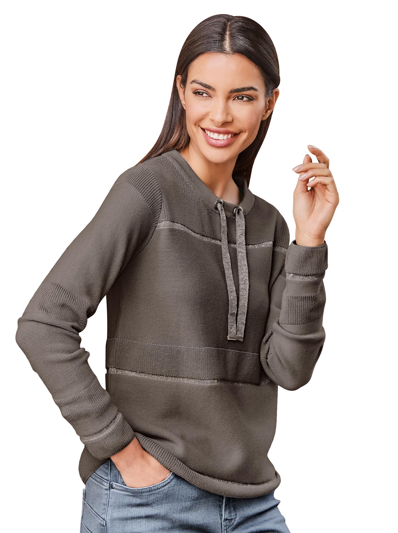 RICK CARDONA by heine Rundhalspullover »Pullover« von RICK CARDONA by heine