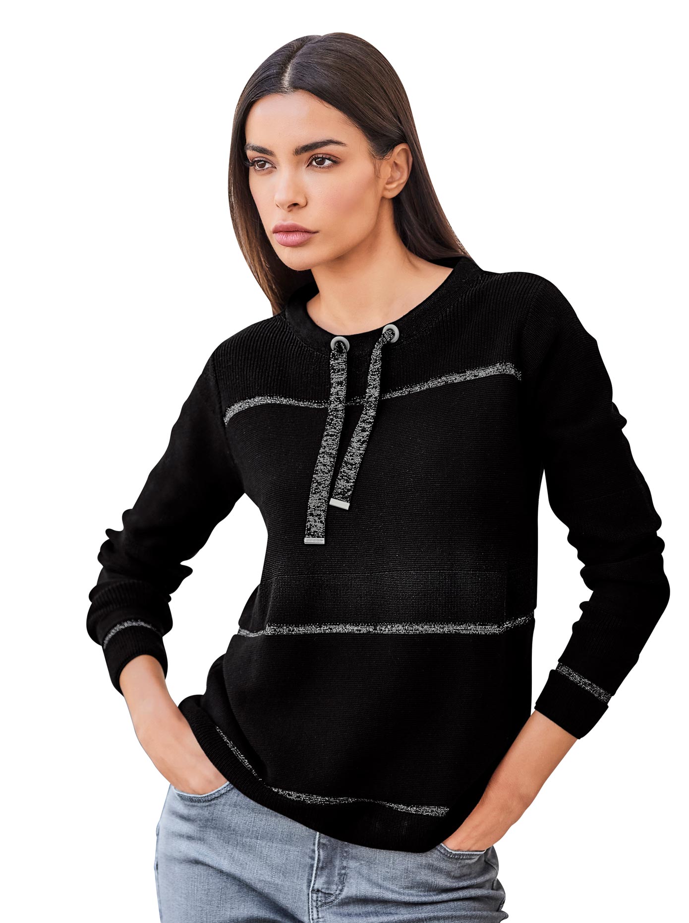 RICK CARDONA by heine Rundhalspullover »Pullover« von RICK CARDONA by heine