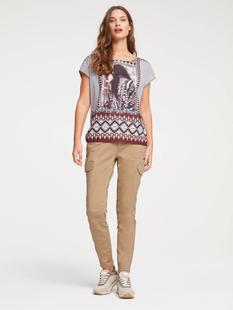 heine Rundhalsshirt »Druck-Shirt«, (1 tlg.) von heine