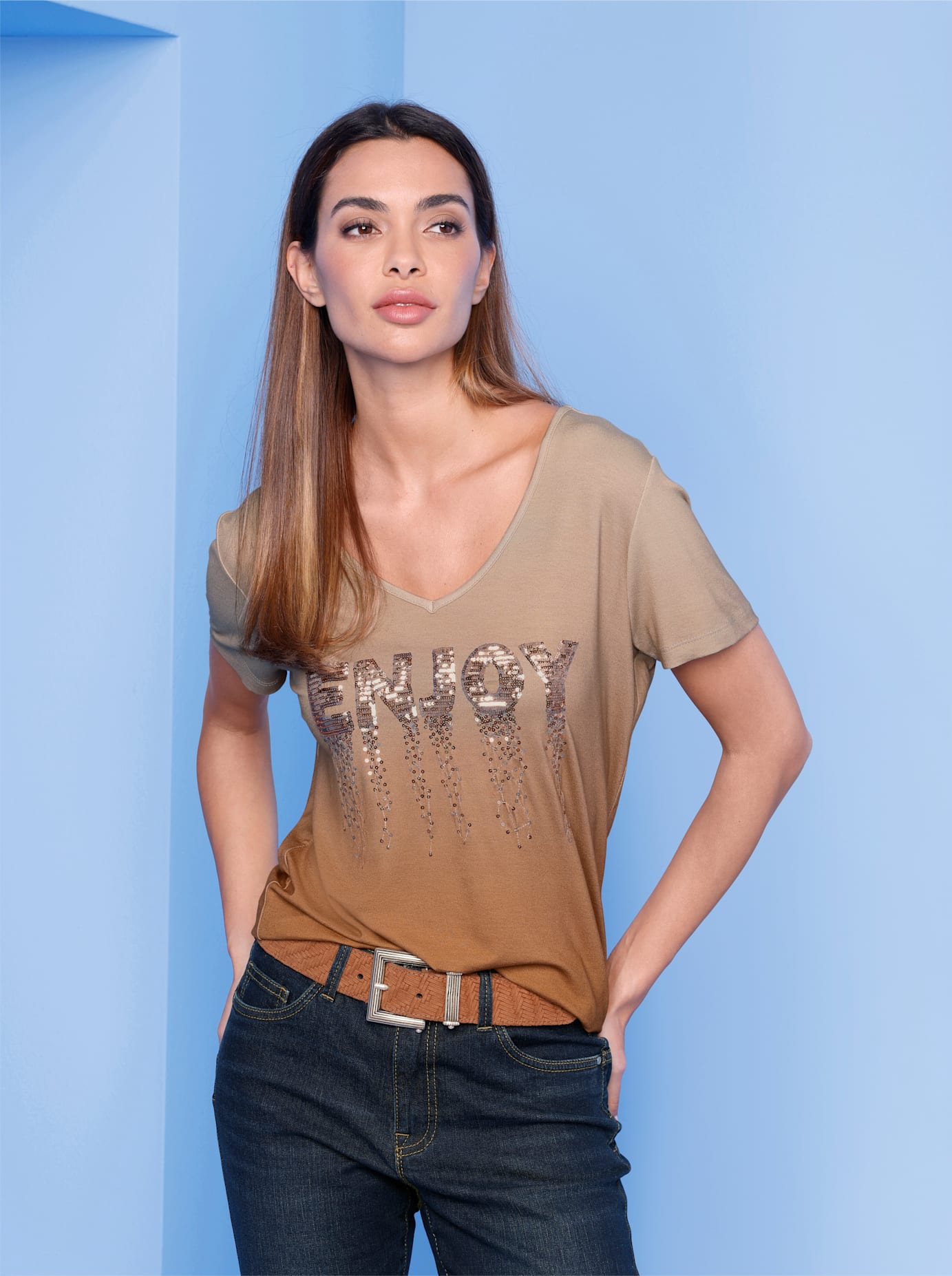 heine V-Shirt »Shirt«, (1 tlg.) heine V-Shirt »Shirt«, (1 tlg.) von heine