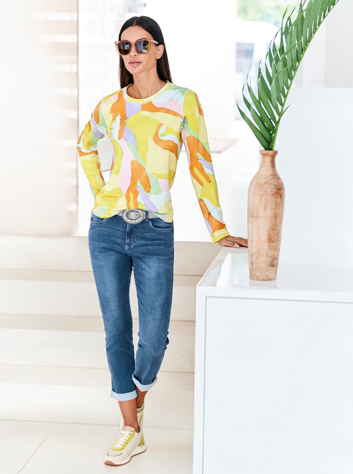 heine Langarmshirt »Druck-Shirt«, (1 tlg.) heine Langarmshirt »Druck-Shirt«, (1 tlg.) von heine