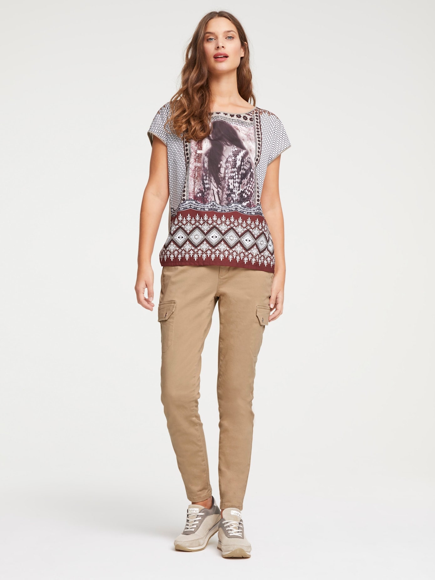 heine Rundhalsshirt »Druck-Shirt«, (1 tlg.) heine Rundhalsshirt »Druck-Shirt«, (1 tlg.) von heine