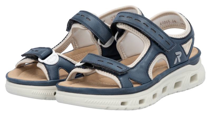 RIEKER Sport Sandale »Outdoorsandale«, Sommerschuh, Sandalette, Plateauabsatz, mit Klettverschlüssen von RIEKER Sport